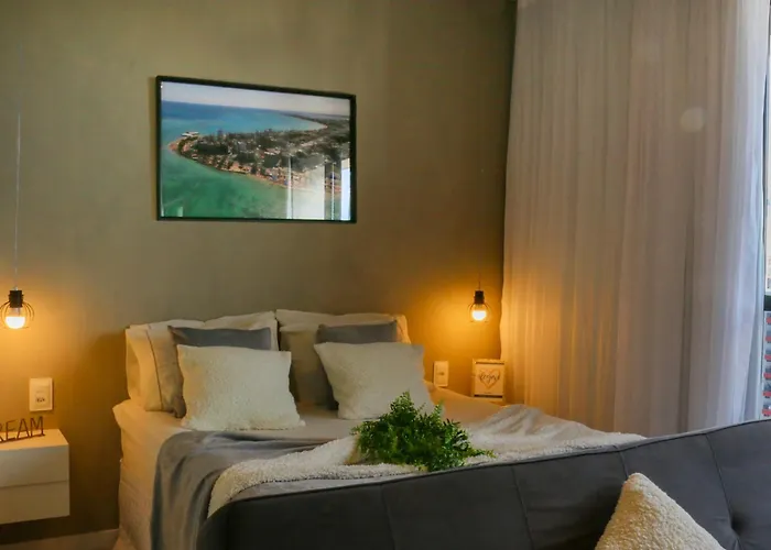 Pet friendly Joia De Maceio, Apenas 3 Minutos Do Mar Apartment