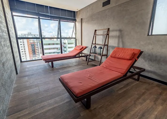 Studio/Estudio Top - Praia 200M & Lazer Incrivel / Stylish Studio - 200M Beach & Great Amenites Maceio 